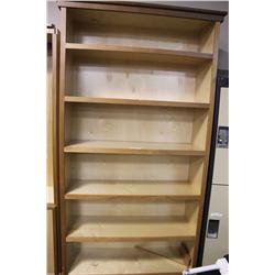 CHERRY & MAPLE WOODEN BOOKSHELF