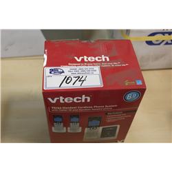 VTECH 3 HANDSET CORDLESS PHONE SYSTEM