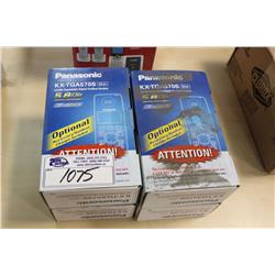 4 PANASONIC 5.8GHZ HANDSETS