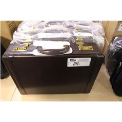 BURGANDY LEATHER LOCKING BRIEF CASE