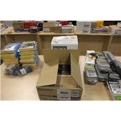 MISC SONY PRODUCTS INCLUDING MICROCASSETE DICTATOR