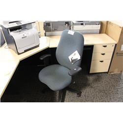 HON 7803 BP72T BLUE ERGONOMIC TASK CHAIR
