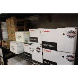 LARGE LOT OF PRINTER OR COPIER CONSUMABLES