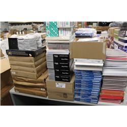 LARGE LOT OF PAPER PRODUCTS