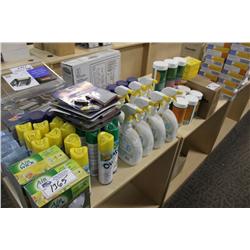LARGE LOT OF CLEANING SUPPLIES AND AIR FRESHENERS