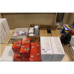 LOT OF MISC TAPE & RAZOR BLADES