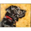 Image 1 : Duerrstein Original Dog Painting Black Lab Labrador