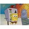 Image 2 : Original Cel Animation Surprise Background Spongebob