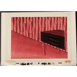 Animation Pink SpongeBob Stereo Background Cel Original