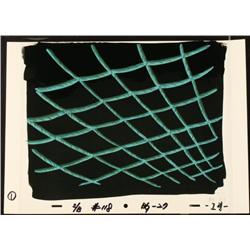 Art Cel Production Green SpongeBob Background Original