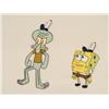 Image 2 : Looking Troubled Animation SpongeBob Cel Original Art
