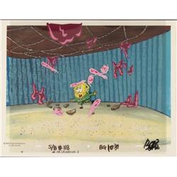 Original SpongeBob Production Background Cel Robe Jelly