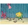 Image 2 : Attack SpongeBob Fish Original Animation Cel Background