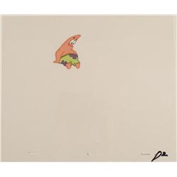 Animation SpongeBob Original Patrick Sitting Cel Art