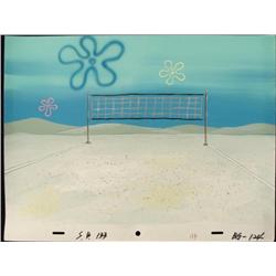 Original Background SpongeBob Volleyball Net Production