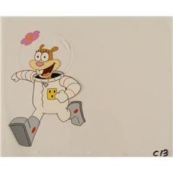 Animation Cel Run Sandy Run Spongebob Original Art