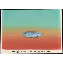 SpongeBob Cel Production Newspaper Original Background