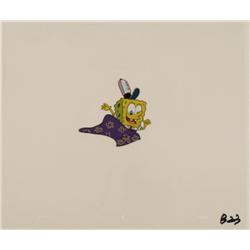 Production Flying Carpet SpongeBob Original Cel Art