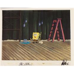 Production Background SpongeBob Cel Original Mop Art