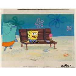 Typical Day Cel Animation Original Spongebob Background
