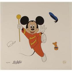 Disney Mickey Mouse LTD ED Sericel -Bill Justice Signed