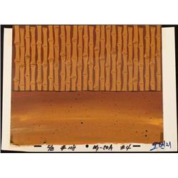 Cel Original Ground And Wall Orange SpongeBob Animation