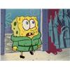 Image 2 : Animation Shocked SpongeBob Art Original Cel Background
