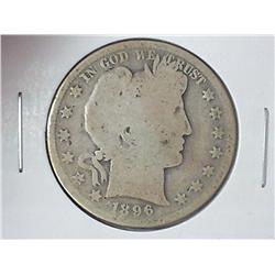 1896 BARBER HALF DOLLAR