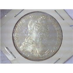 1780 AUSTRIA MARIA THERESIA THALER PROOF (SILVER)