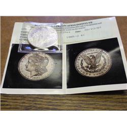 1885-O MORGAN SILVER DOLLAR NCI MS64/64