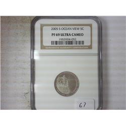 2005-S OCEAN VIEW NICKEL NGC PF69 ULTRA CAMEO