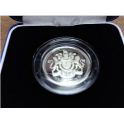 1993 UNITED KINGDOM SILVER PROOF 1 POUND COIN