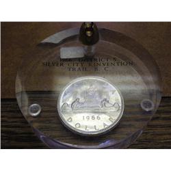 1966 CANADA SILVER DOLLAR (UNC)