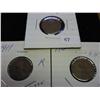 Image 1 : 1910, 11 AND 12 LINCOLN CENTS
