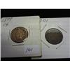 Image 1 : 1899 & 1901 INDIAN HEAD CENTS