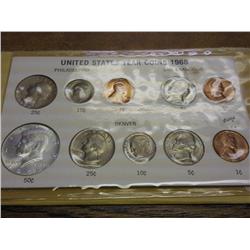 1968 US UNC COIN SET (AS SHOWN)