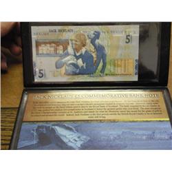 SCOTLAND 5 POUND JACK NICKLAUS NOTE (UNC)