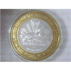 RIO SUITE HOTEL CASINO $10 SILVER TOKEN (UNC)