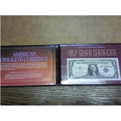 1957-B $1 SILVER CERTIFICATE (UNC) (AS SHOWN)