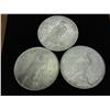 Image 2 : 1922-P/D/S PEACE SILVER DOLLARS
