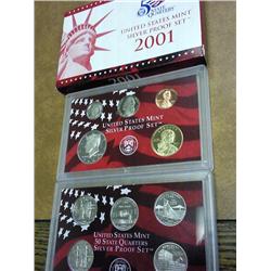 2001 US SILVER PROOF SET