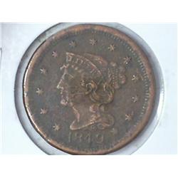 1849 US LARGE CENT