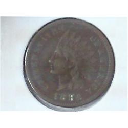 1884 INDIAN HEAD CENT (VERY FINE)