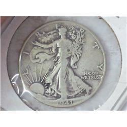 1941 WALKING LIBERTY HALF DOLLAR