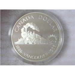 1986 CANADA VANCOUVER $ (PROOF) .3750 OZ. ASW