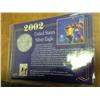 Image 1 : 2002 AMERICAN SILVER EAGLE AND STAMP SET (UNC)