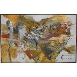 Gino Hollander, Mural, Oil Painting