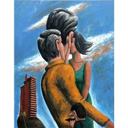 David Humphrey, Pickpocket, Oil Painting