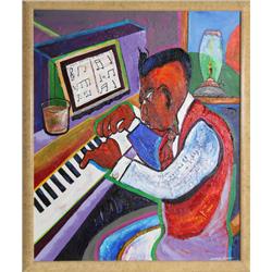 George Hunt, Jelly Roll Martin, Oil Painting
