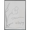 Image 2 : Jeff Koons, Flowers, Silver Marker Drawing